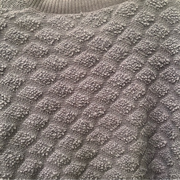 NWT Mango Textured Lady Cardigan Sweater Light Blue Size L - Picture 7 of 11